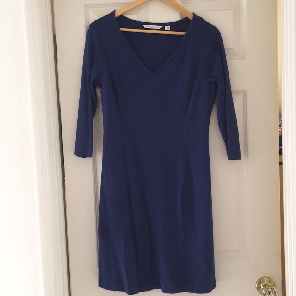 Isaac Mizrahi Live! blue shift dress